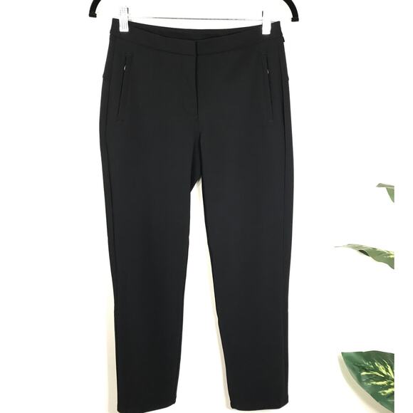 Lululemon Athletica Womens 4 On The Move Pant Lightweight Black Trouser Pant - Picture 2 of 12